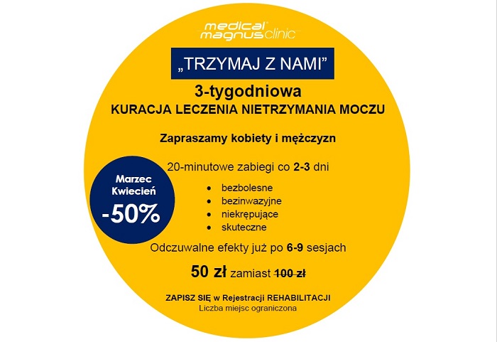 Rehabilitacja uroginekologiczna - PROMOCJA