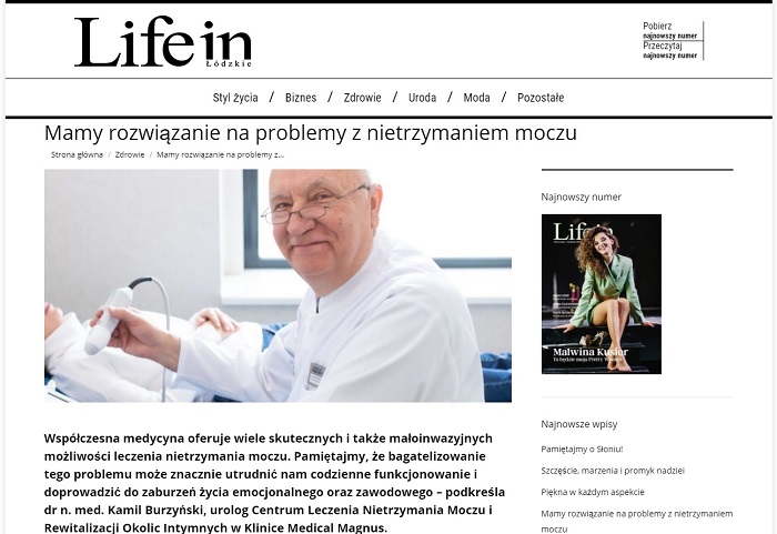 Mamy rozwiązanie na problemy z nietrzymaniem moczu